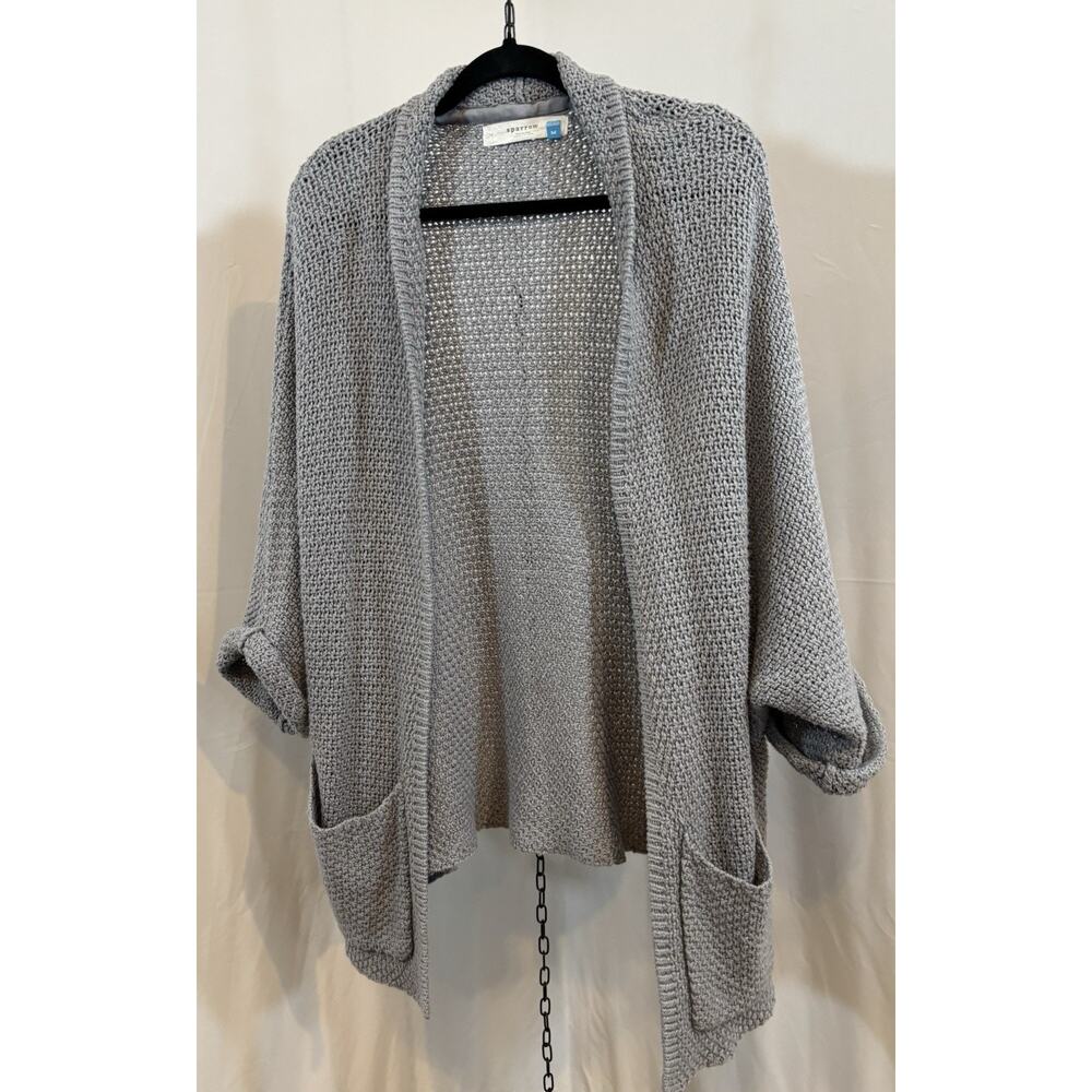 🔥SALE🔥 Anthropologie Sparrow Grey Cardigan Pockets Dolman Sleeve M